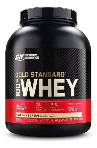 Suplemento Gold Standard Helado De Va - L a $109180