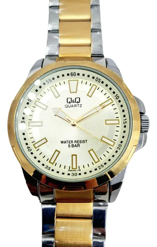 comprar Reloj Q&q Hombre Qa48j212y Elegante Reloj Metalico Q&q