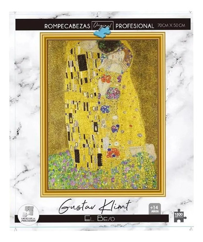 Rompecabezas 1000 Piezas Arte El Beso Gustav Klimt