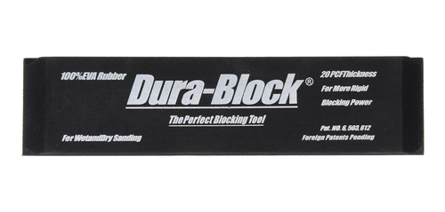 Dura-block (af4402) Bloque De Lija 2/3 Color Negro