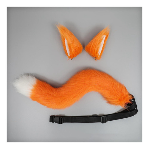 Conjunto De Orejas Y Cola De Zorro, Accesorios De Cosplay,