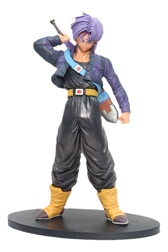 Dragon Ball Saiyan Troncos De Pelo Púrpura Modelo Figura