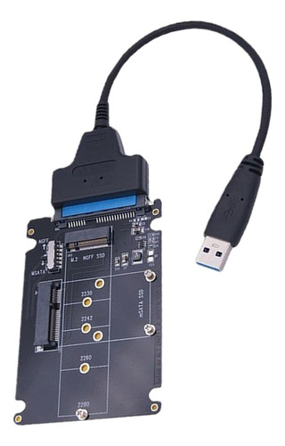 Adaptador Ngff Msata Para Sata, Interface Hdd M.2 Pci E B Ou