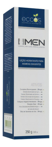  Loção Hidratante Para Homens 250g 4men Eccos