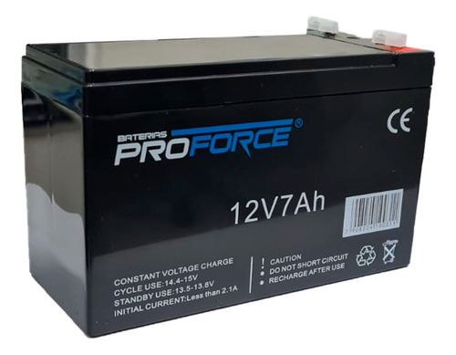 Bateria 12v 7ah Selada Central Alarme Cerca Elétrica Nobreak