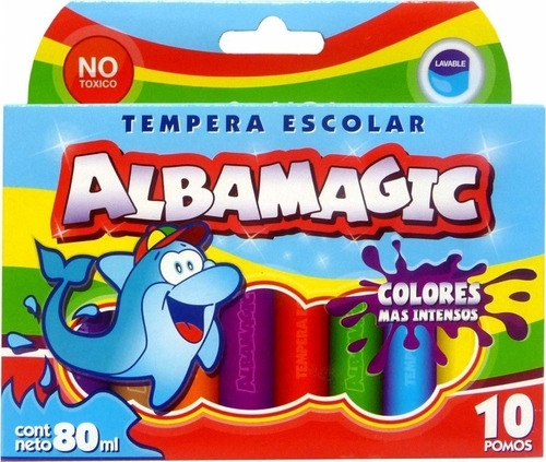 Tempera Albamagic X10 Colores