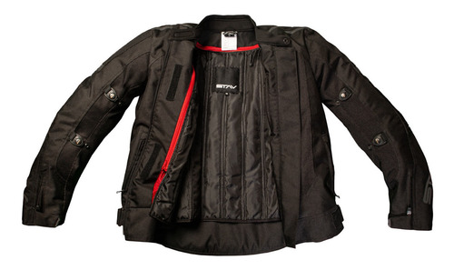 Imagen 6 de 10 de Campera Moto Stav All Seasons Protection Abrassion Control