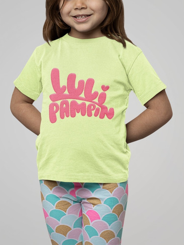 Polera Infantil Unisex Luli Pampin Logo Baile Estampado