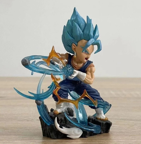 Mini Figura De Acción Colección De Vegito Vegetto Ssj Blue