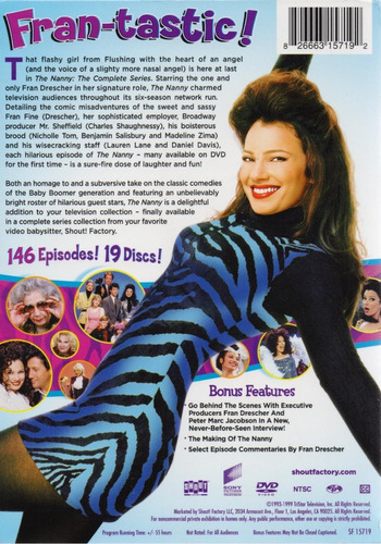 The Nanny La Niñera La Serie Completa Boxset Dvd