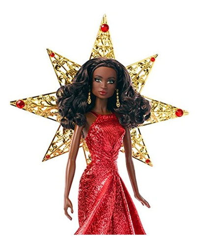 Barbie  Vacaciones Nikki Pelo Negro Con Vestido Rojo Mur