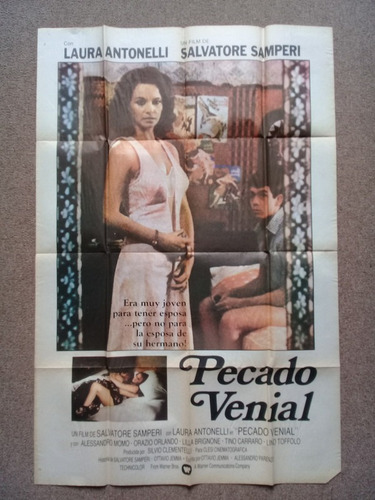 Antiguo Afiche De Pelicula - Pecado Venial -354- (Usado)