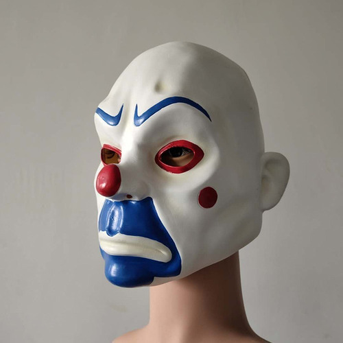 Imagen 6 de 7 de Mascara Joker Guasón Halloween Fiesta Cosplay Terror Adultos