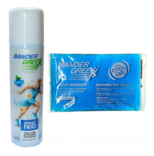 Pack Frio Spray Frio + Gel Frio Calor Alivio Muscular