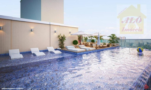 Apartamento Com 2 Dormitórios À Venda, 53 M² Por R$ 248.400,00 - Vila Guilhermina - Praia Grande/sp - Ap3645