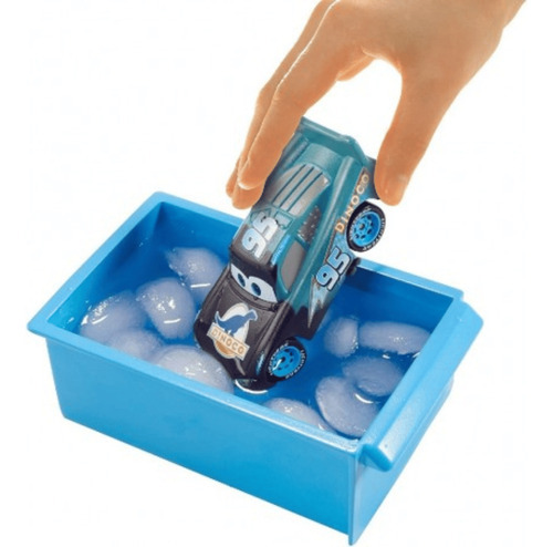 Pista Infantil Disney Pixar Carros Lava Jato Dinoco Mattel Cor Azul
