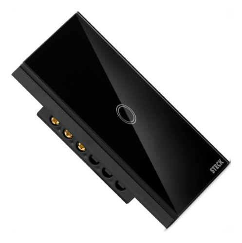 Interruptor Steck Smarteck 1 Modulo Touch Wi-fi Bivolt Preto
