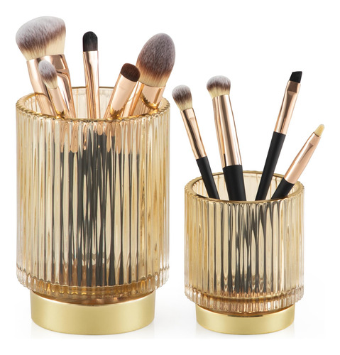 Canitoron Soporte Para Brochas De Maquillaje, Paquete De 2,