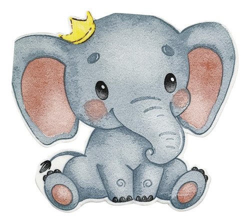 Servilletas Elefante Bebe   X 20 Unidades