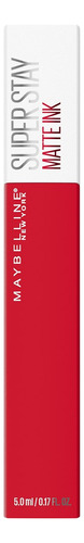 Labial Maybelline Superstay Matte Ink - Shot Caller - 5ml Acabado Mate