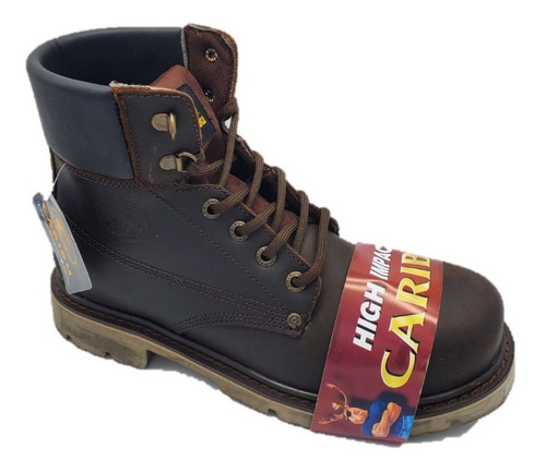 Bota Caribu Modelo 837 Crazy Cafe Industrial Casco Dielectri