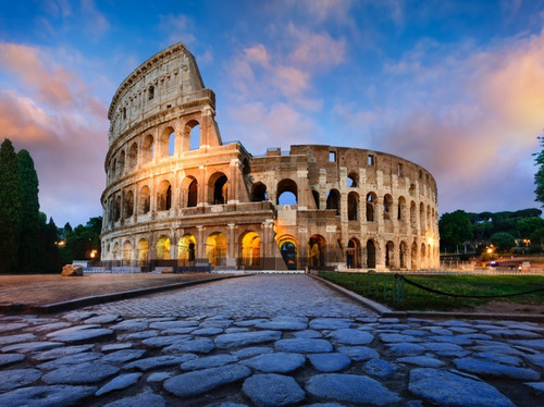 Rompecabezas Puzzle 500 Piezas Coliseo Roma Italia Derigo