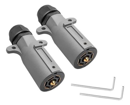 Plugues De Reboque De 2x Rv 7 Pinos Com Acessório De