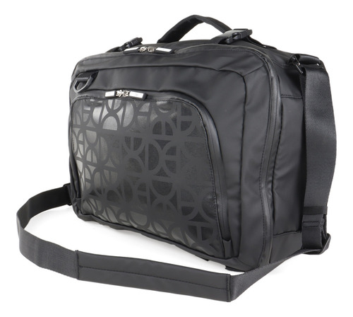 Duffle Bag Cloe Unisex De Viaje Doble Función Color Negro