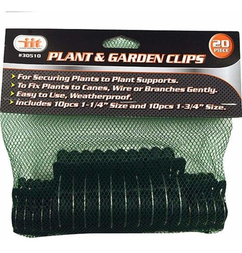 Iit 30510 20pc Planta & Garden Clips Securing Flores Arbusto