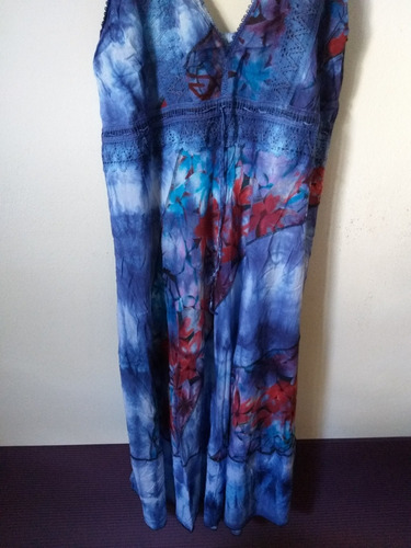 Vestido Largo Solero Verano Batik Dama Importado Brasil