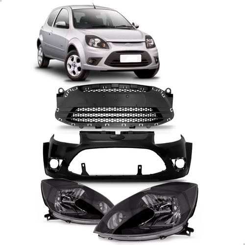 Kit Frente Parachoque Dianteiro Para Ford Ka 2012 2013 2014