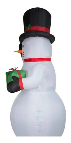 Inflable Muñeco De Nieve Navideño Frosty 3 Metros Led W