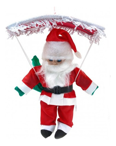 Papai Noel Com Paraquedas 45cm