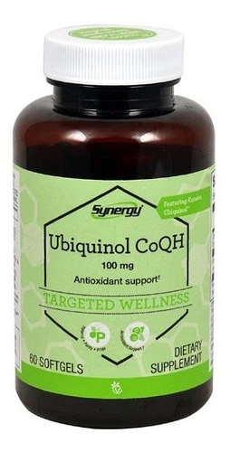 Ubiquinol Coqh Con Kaneka Qh 100 Mg -60 Softgels Vitacost