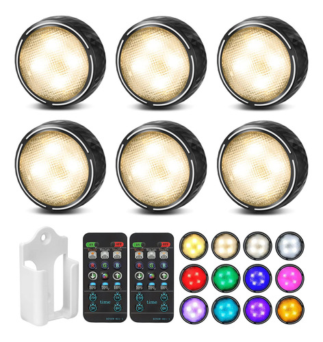 Luces Led De Disco Con Control Remoto, Luces Inalambricas De