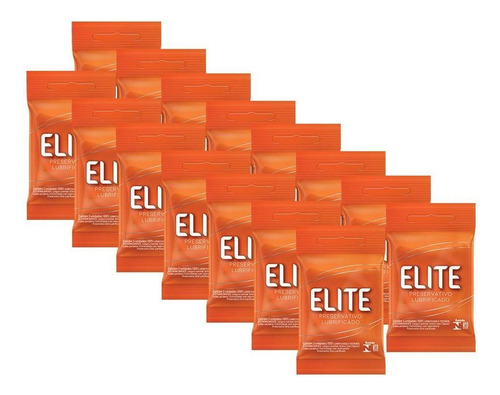 Kit 15 Pacotes Preservativo Elite C/ 3 Unidades Cada