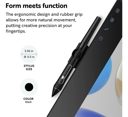 Lápiz Digital Pro 3d-kp505 Adecuado Para Wacom Graphics Draw