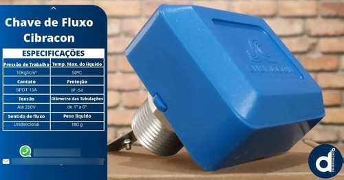 Imagem 3 de 6 de Chave De Fluxo Fluxostato Água Mod. Imp-23 220v 1