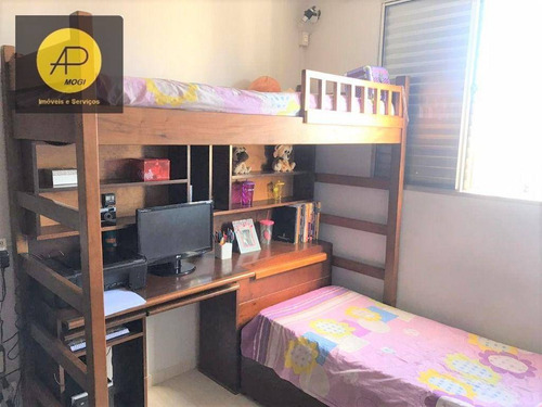 Imagem 5 de 16 de Apartamento Com 2 Dormitórios À Venda, 57 M² - Cézar De Souza - Mogi Das Cruzes/sp - Ap0342