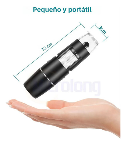 Lupa Digital De Microscopio Electrónico Portátil