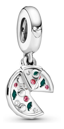 Dije Charm Pandora Original Love Passion For Pizza Comida