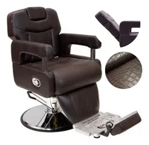 Comprar Cadeira Estética De Barbeiro Barbearia Salão De Cabeleireiro Salão De Beleza Onof, Ajustável, Giratório, Chocolate