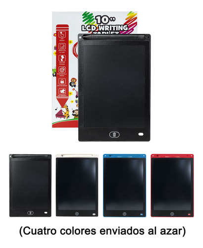 10 Pizarra Mágica Lcd Niños Tableta Multicolor 10'' Mayoreo