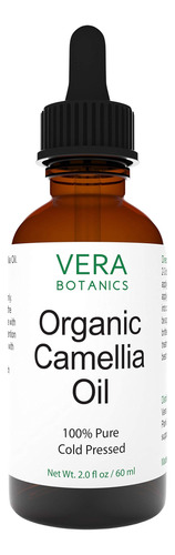 Vera Botanics Aceite De Camelia Organico 100% Puro Y Natural