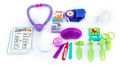Set De Médico Infantil: ¡diviértete Cuidando A Tus Muñecos!