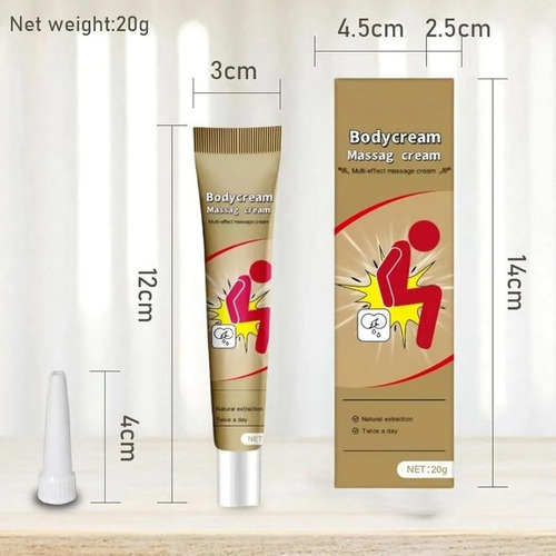 Crema Corporal De Masaje Sadoer Para Hombres Y Mujeres (3 Un
