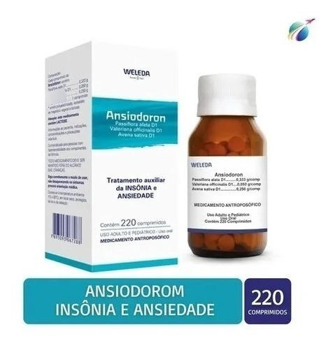Weleda Ansiodoron Tratamento P/insonia E Ansiedade C/220 Cmp