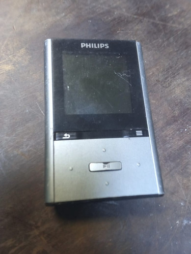 Mp4 Philips Gogear Vibe 8 Gb Com O Cabo Cinza (Usado)