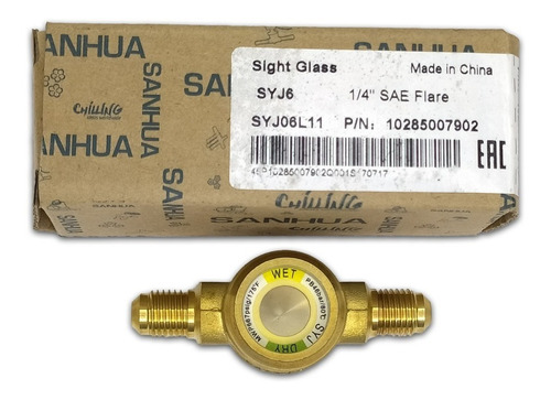 Visor liquido Sanhua de 1/4 Pulgada Roscable Cnr-19022