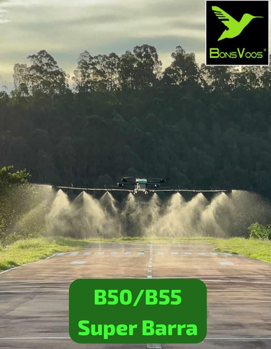 Drone Pulverizador B50 Pro 50 Litros - Tipo Agras T50 Cinza